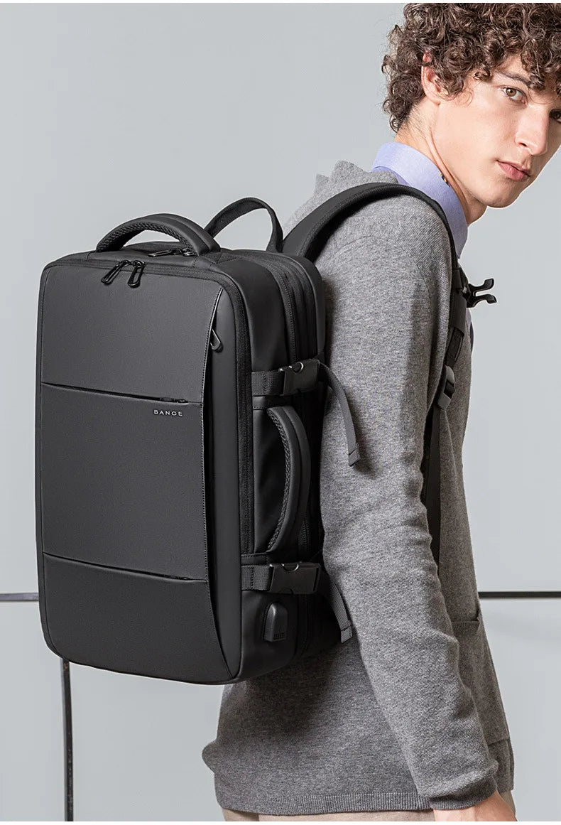 Expandable Travel Backpack with Laptop Compartment