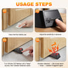 Portable Door Stop Alarm with 120dB Siren