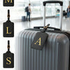 PU Leather Luggage Tag with Privacy Cover