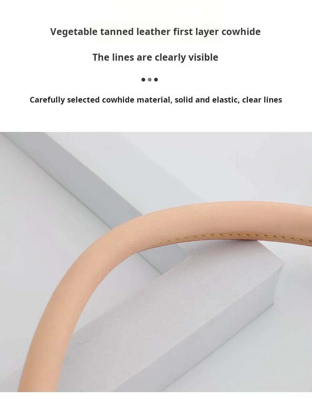 Genuine Leather Bag Strap for Classic Handbags