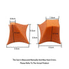 An orange silicone tile grout filling tool set with various sized pieces for home seam repair.