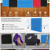 Acoustic Foam Wedge Panels for Soundproofing & Studio Treatment (48-Pack)