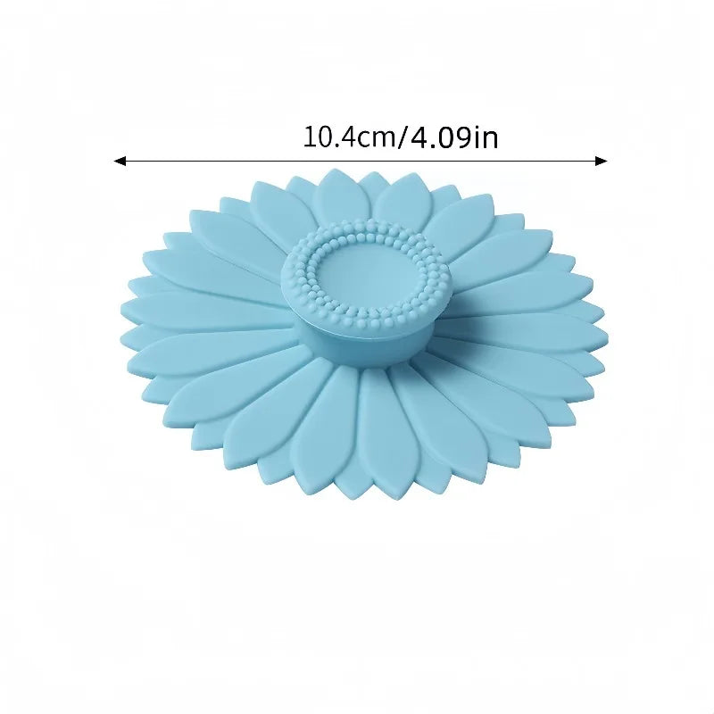 Sunflower Silicone Cup Cover – Dustproof Lid for Mugs, Coffee & Tea Cups