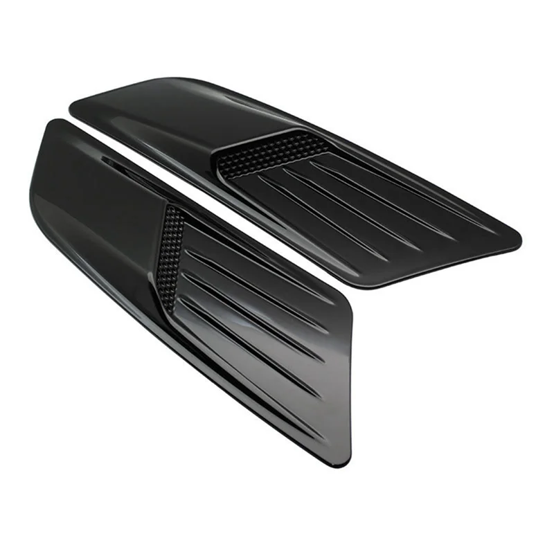Ford Mustang Hood Air Outlet Vents - ABS Carbon Look