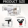 Airless Paint Spray Gun Shut-Off Valve with Swivel Joint Extension