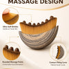 A 3-in-1 facial massage design featuring ultra-soft bristles, rounded massage points, and a contour-fitting curve for facial 
