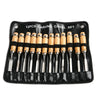 12-Piece Wood Carving Chisel Set with High Carbon Steel Blades