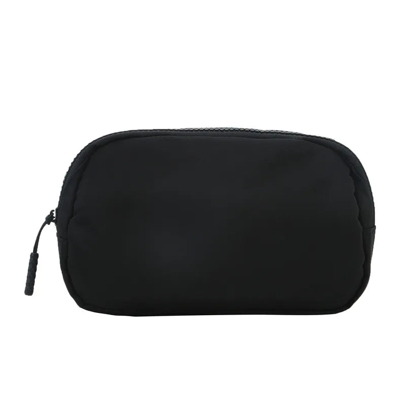 Versatile Nylon Waist Pack with Zippered Pockets
