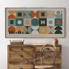 Bauhaus Abstract Geometric Canvas Wall Art