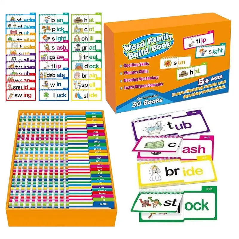 Phonics & Rhyme Flashcard Flip Book