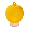 Yellow sticky fruit fly trap ball with a clear base for indoor and outdoor pest control