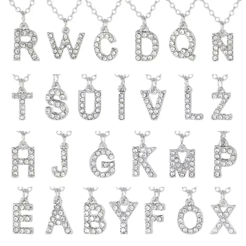 Initial Letter Pendant Necklace