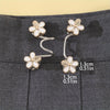 Floral Waist Tightener Buttons – No-Sew Pants Clips