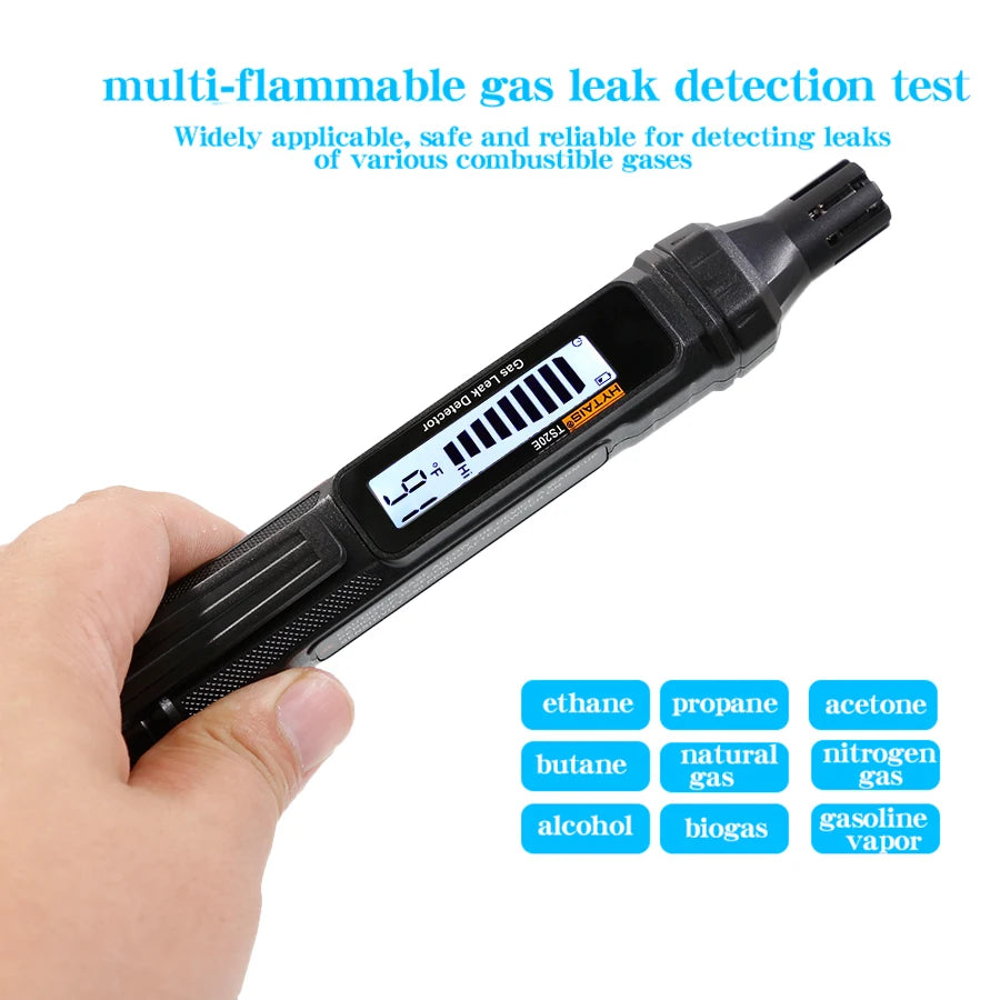 Combustible Gas Leak Detector with LCD Display