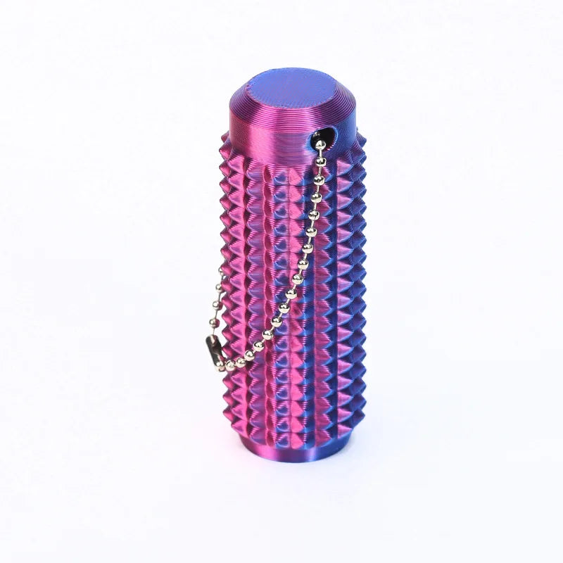 Textured Spiky Fidget Toy with Keychain