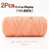 Elastic T-Shirt Yarn for Crochet and Knitting (2-Pack, 50m Each)