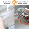 Heavy-Duty Microfiber Cleaning Cloths with Steel Mesh