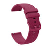 A magenta silicone watch band with a protective case for a Redmi Watch Active 5.