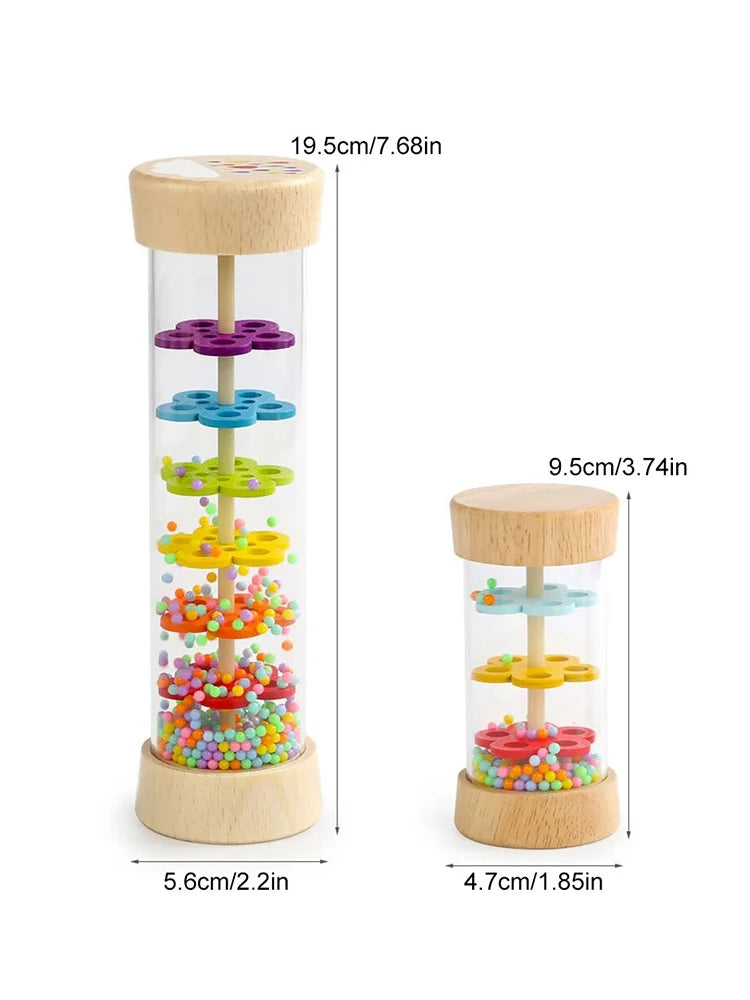 Wooden Rainmaker Musical Instrument for Kids