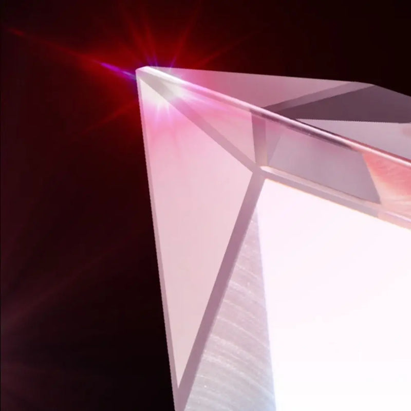 Prisma Óptico de Cristal K9 para Experimentos con Luz