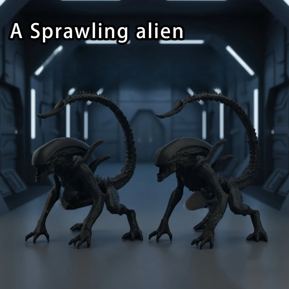 Sci-Fi Alien Monster Skulptur