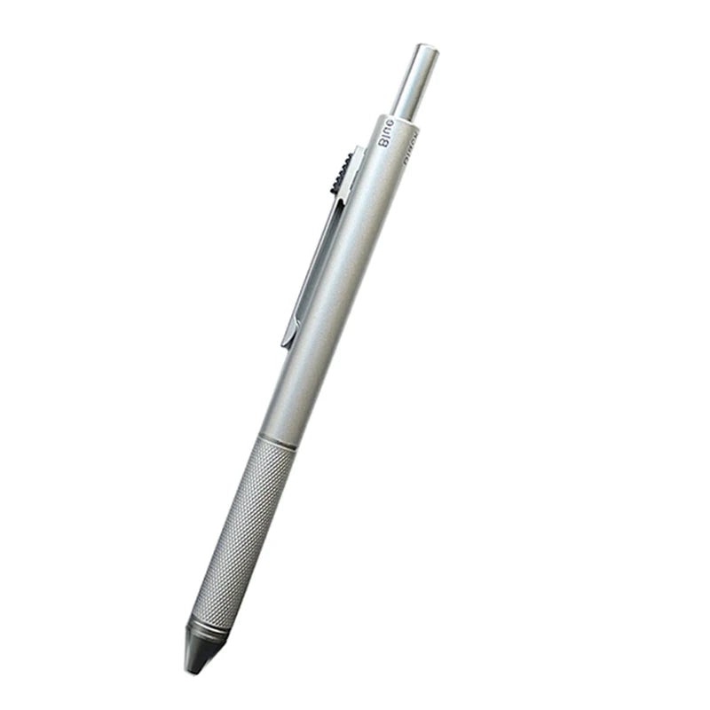 4-in-1 Gravity-Switch Metal Pen with Ballpoint and Mechanical Pencil