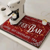 Fast-Drying Kitchen Absorbent Mat for Coffee Stations and Countertops
