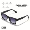 Retro-Vintage Sonnenbrille in quadratischer Form