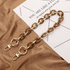 Acrylic Handbag Chain with Resin Accents