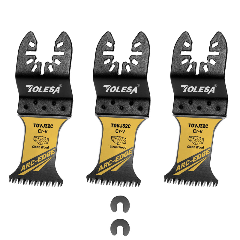 Arc Edge Oscillating Multi-Tool Blades for Wood & Plastic