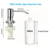 Built-In Kitchen Sink Soap Dispenser with Extension Kit