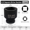 Heavy-Duty Square Drive Impact Socket Adapter Set