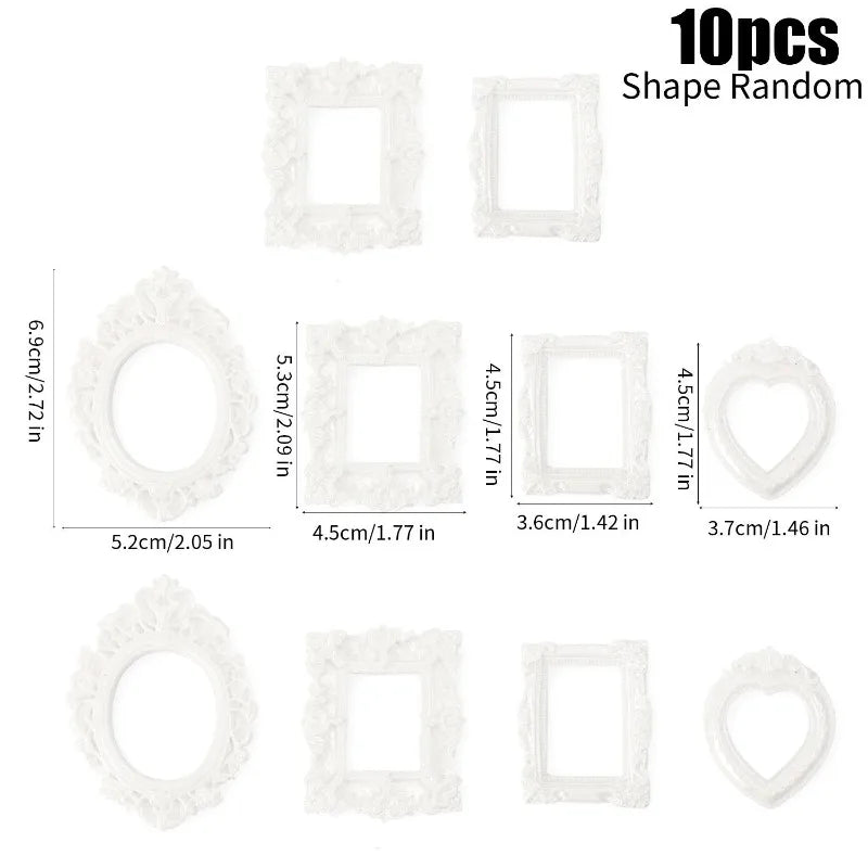 Vintage Mini Picture Frames for DIY Crafts & Decor