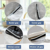Hard-Bristled Crevice Cleaning Brush for Tight Spaces and Grout