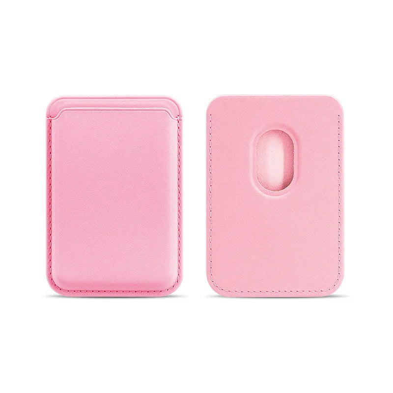 Leather Magnetic Card Holder Phone Case with MagSafe Compatibility