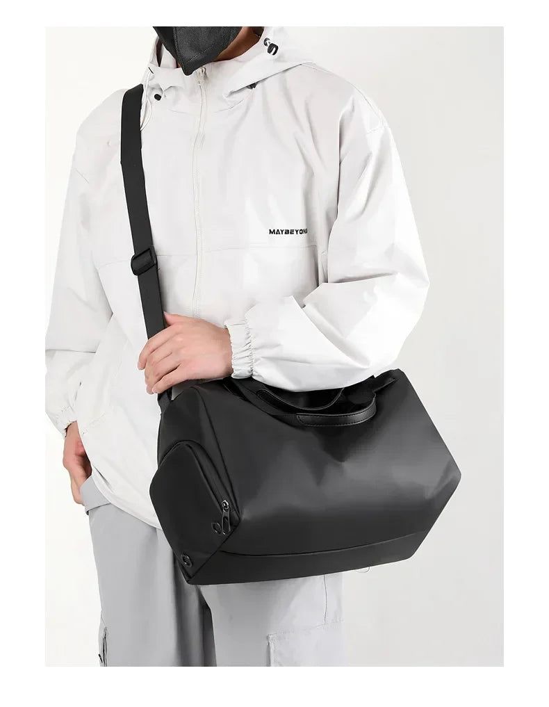 Versatile Travel Gym Bag with Wet/Dry Separation