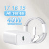 40W USB-C Fast Charger with PD & Quick Charge