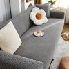 Stretch Plush Sofa Cover with Anti-Slip Grip