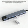 8-in-1 USB-C Hub with 4K HDMI, Gigabit Ethernet, and SD/TF Card Reader