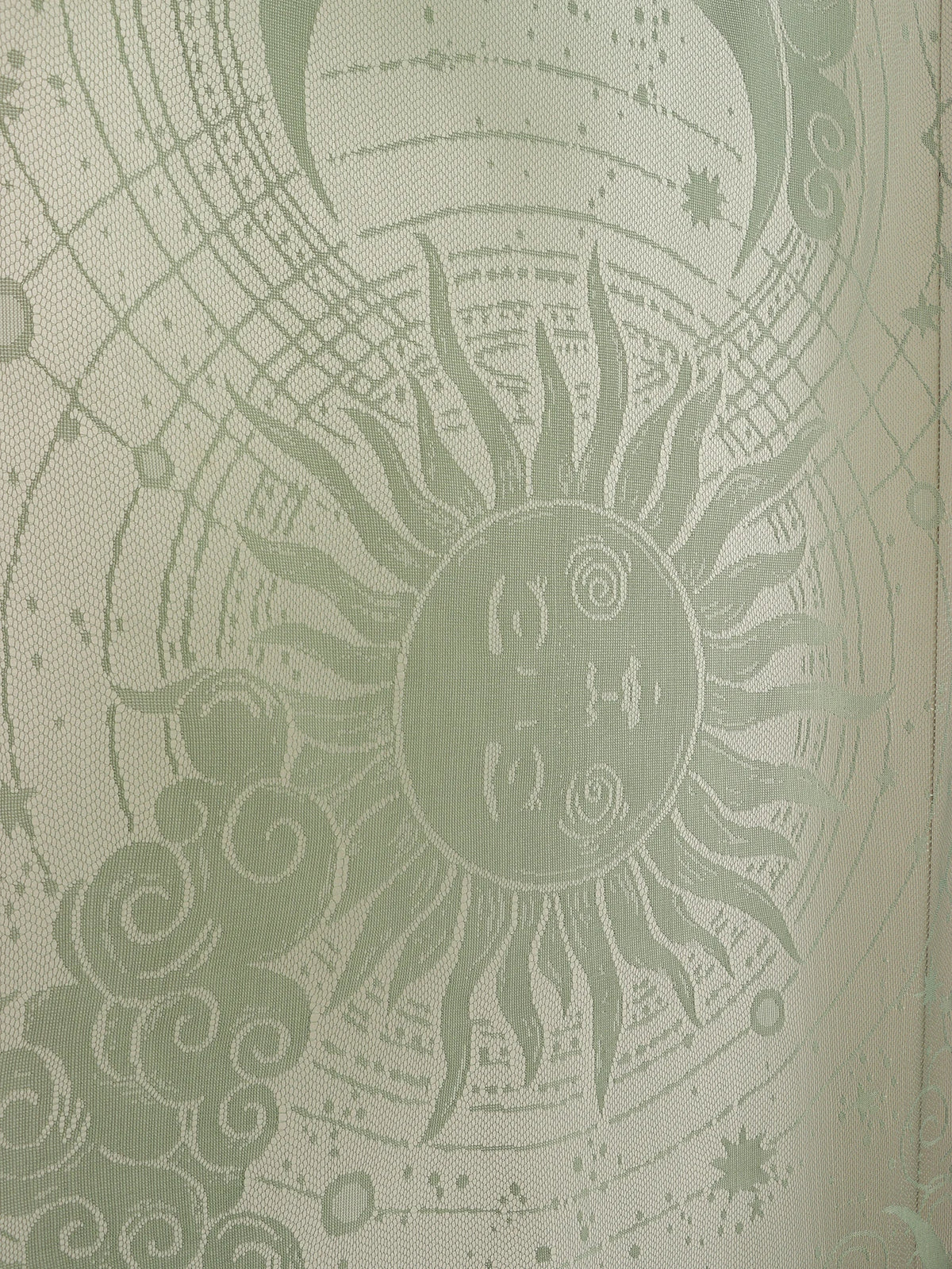 Ramadan Sun & Moon Lace Door Curtain