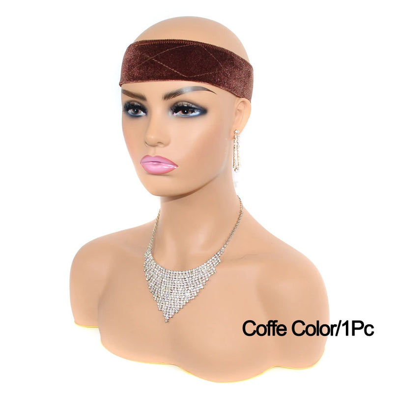 Soft Velvet Wig Grip Headband