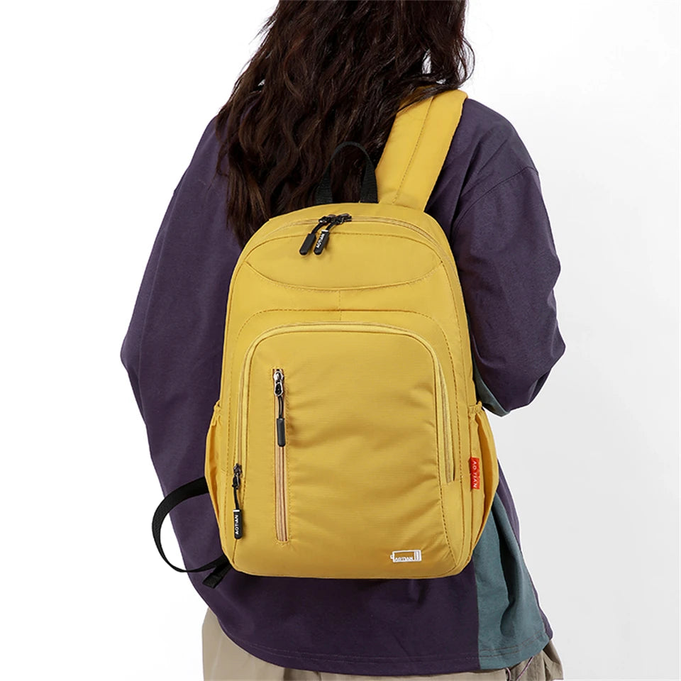 Water-Resistant Oxford Daypack for Women with Laptop Compartment