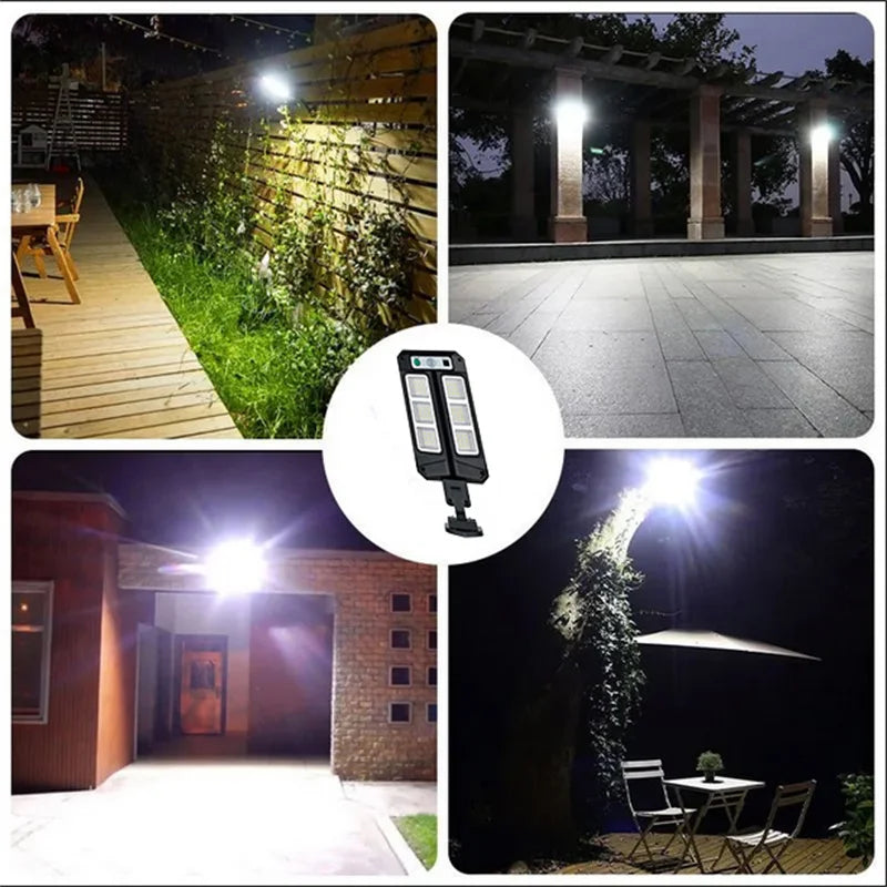 Luz de Seguridad LED con Sensor de Movimiento y Energía Solar