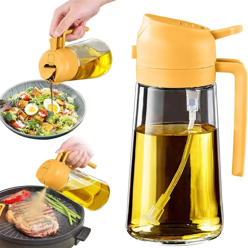 Öl-Sprühflasche & Gießkanne aus Glas