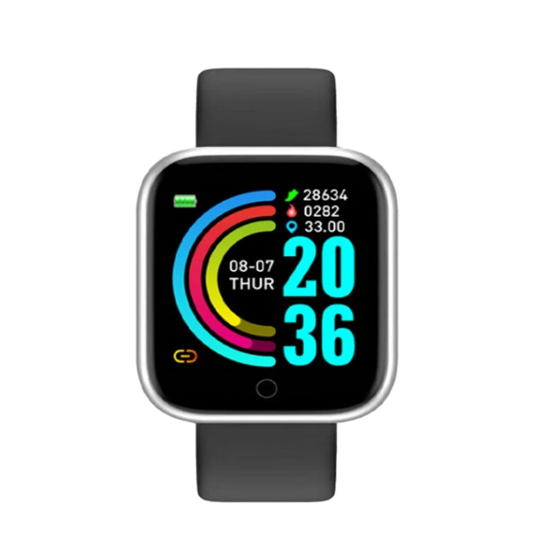 Y68 Digital Smart Watch with Fitness Tracking