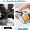 Stackable Fabric Hat Organizer with Clear Window