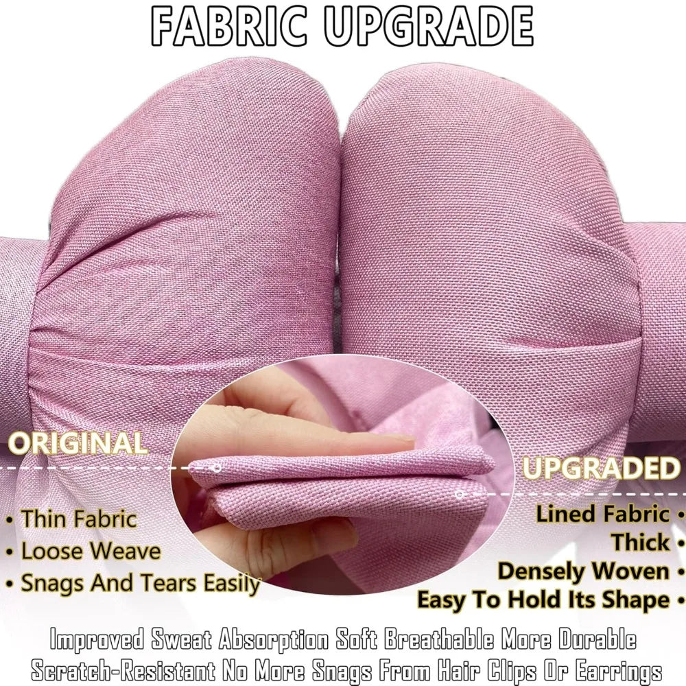 Cute Bowknot Car Neck Pillow – Plush Headrest for Comfortable Drives