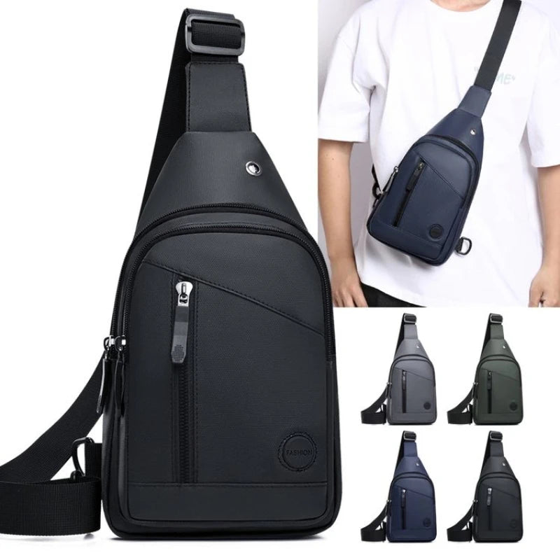 Men's Crossbody Sling Bag with Adjustable Strap