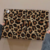 Leopard Print iPad Case – Premium Faux Leather Protective Cover
