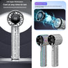 Portable Rechargeable Handheld Fan with Digital Display